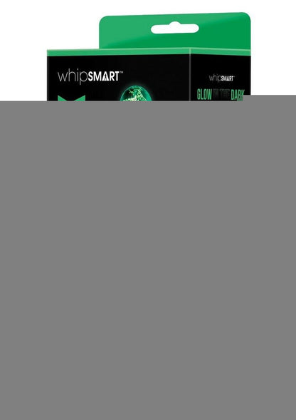 WhipSmart Beaded Glass Butt Plug - Clear/Glow In The Dark - 5.5in