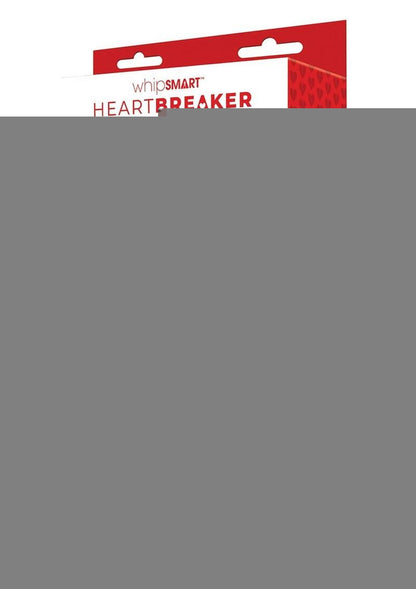 WhipSmart Heartbreaker Silicone Dildo Heart Base - Black - 7in
