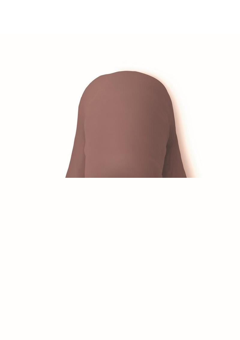 WhipSmart Soft and Discreet Packer - Chocolate - 4in