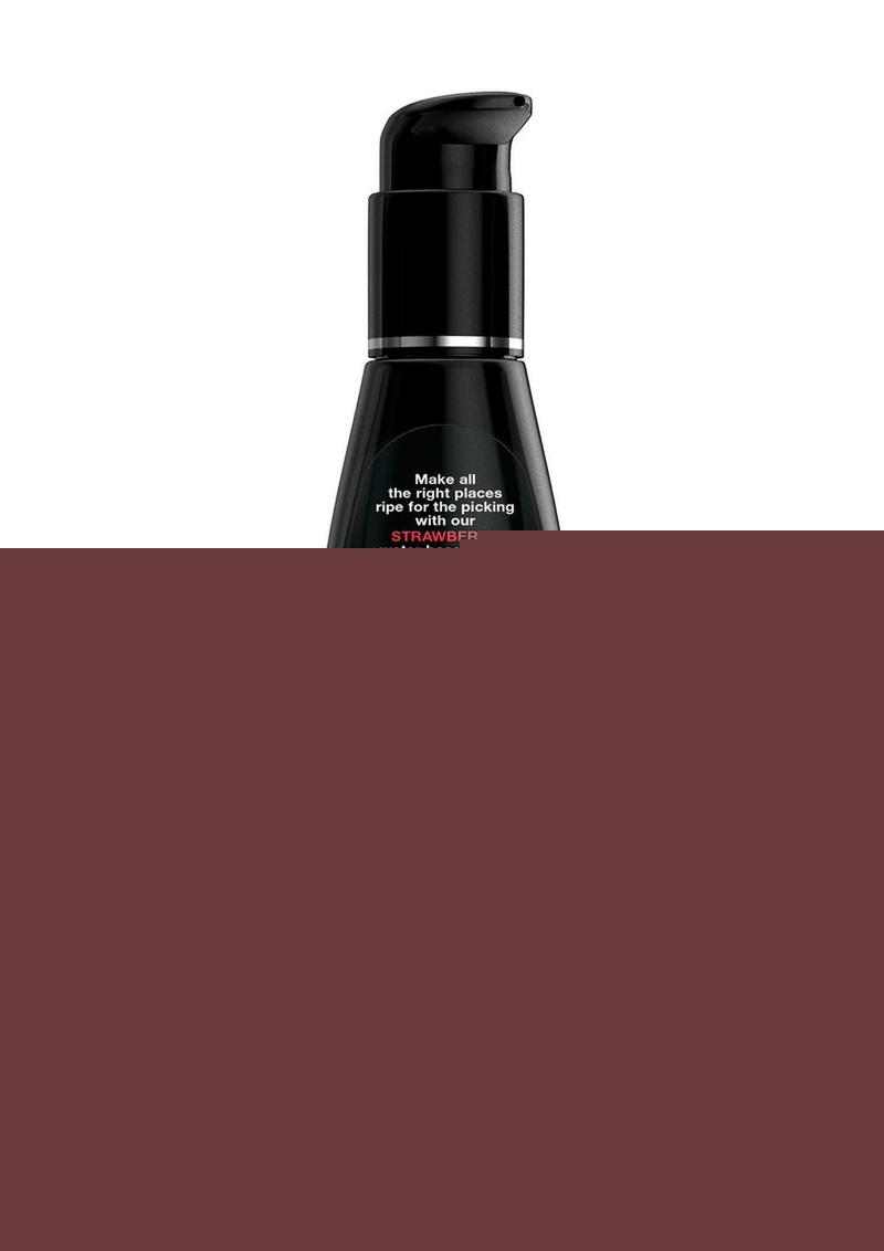Wicked Aqua Water Based Flavored Lubricant Strawberry - 4oz
