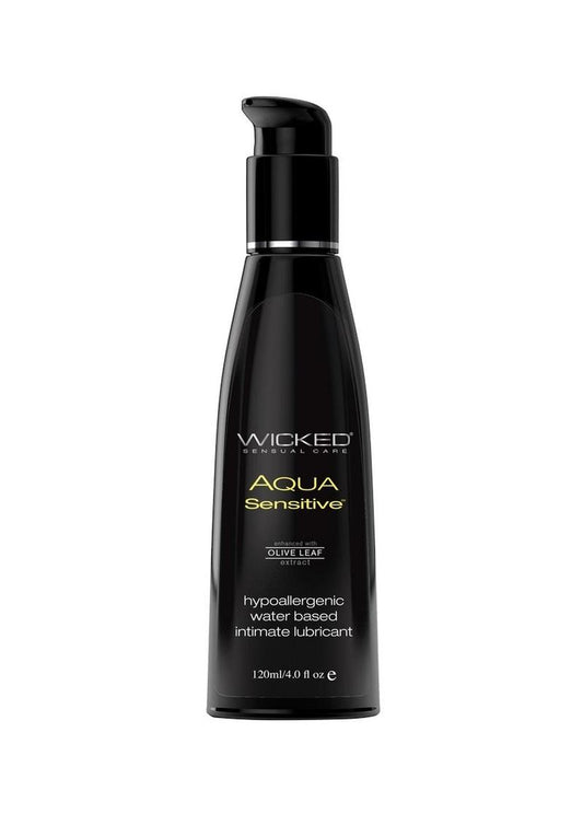 Wicked Aqua Water Based Sensitive Hypoallergenic Lubricant - 4oz
