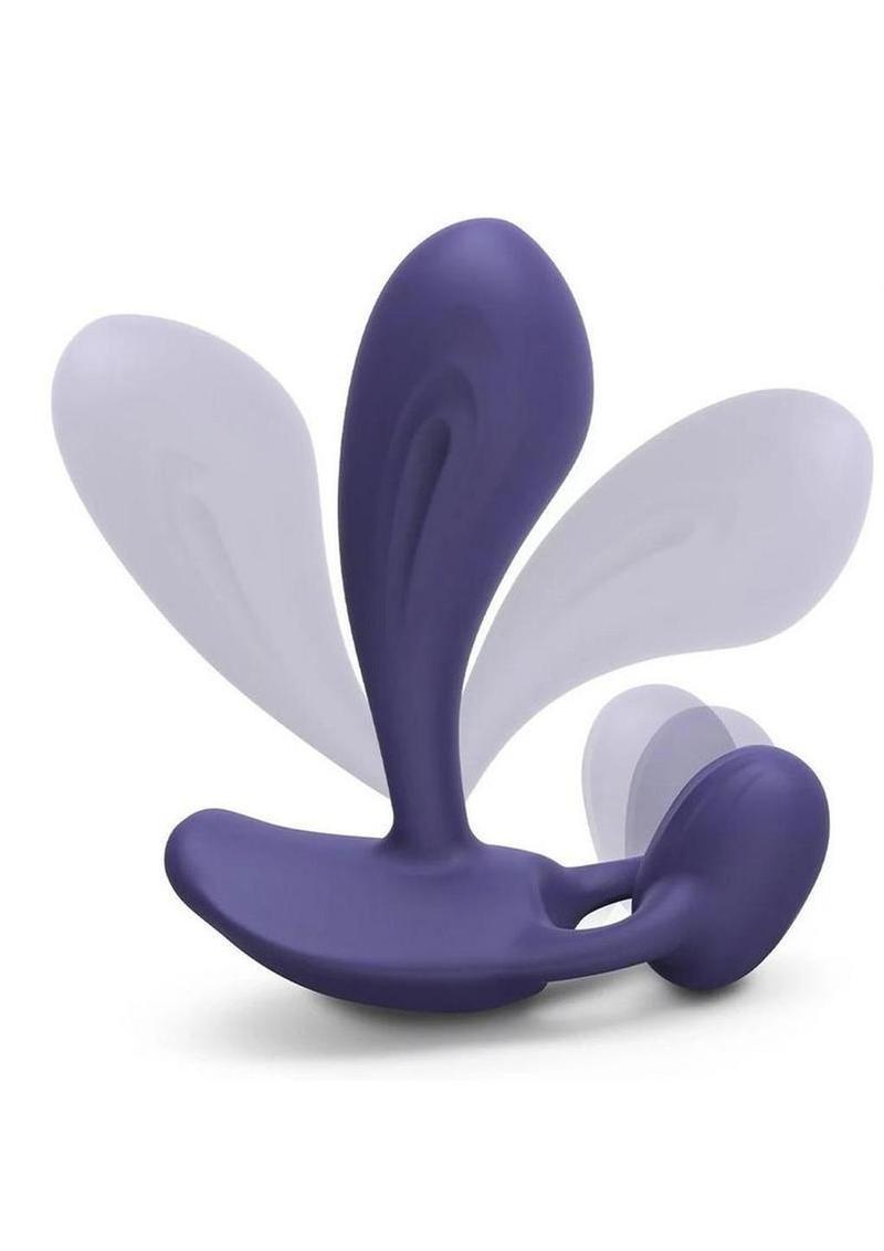 Witty Rechargeable Silicone Vibrator with Clitoral Stimulator
