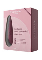 Womanizer Classic 2 Rechargeable Silicone Clitoral Stimulator - Bordeaux/Red