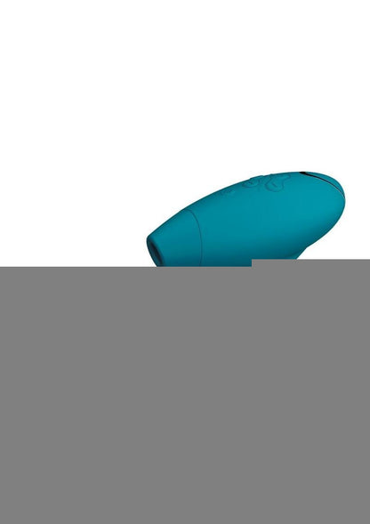 Womanizer Duo 2 Silicone Rechargeable Clitoral and G-Spot Stimulator - Green/Petrol