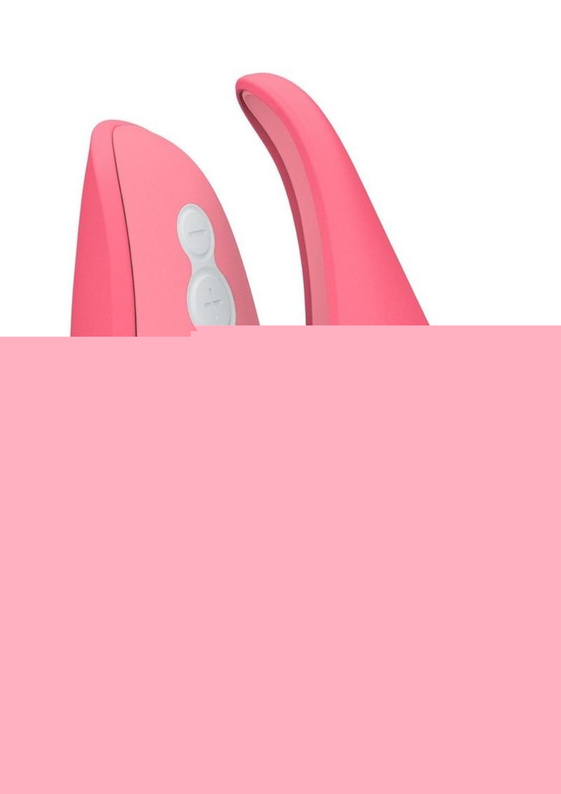 Womanizer Liberty 2 Rechargeable Silicone Clitoral Stimulator - Vibrant - Red/Rose