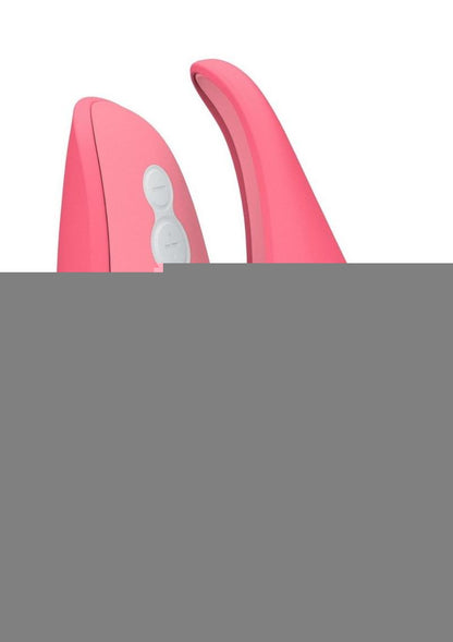 Womanizer Liberty 2 Rechargeable Silicone Clitoral Stimulator - Vibrant - Red/Rose