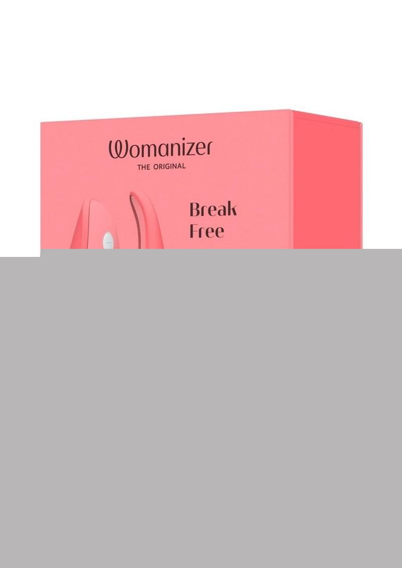 Womanizer Liberty 2 Rechargeable Silicone Clitoral Stimulator - Vibrant - Red/Rose