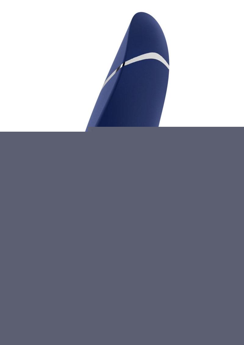 Womanizer Premium 2 Rechargeable Silicone Clitoral Stimulator - Blue/Blueberry