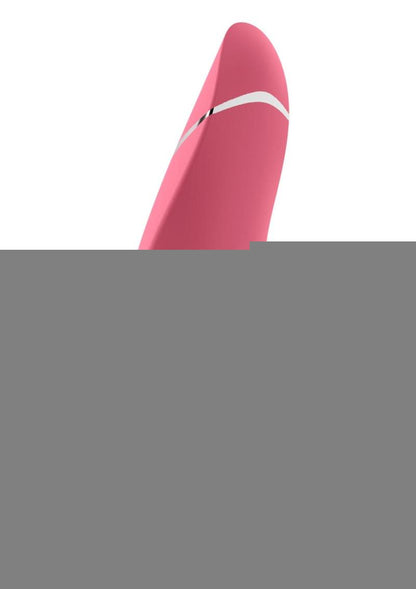 Womanizer Premium 2 Rechargeable Silicone Clitoral Stimulator - Pink/Raspberry