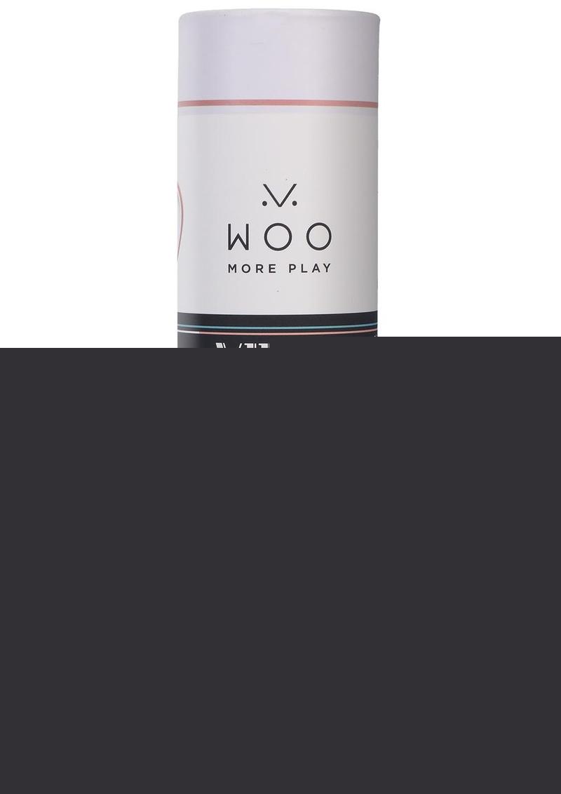 Woo Vibez Rechargeable Silicone Clitoral Stimulator - Rose Gold/White