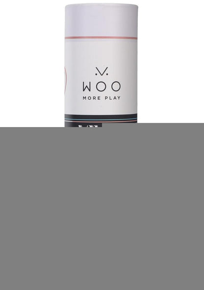Woo Vibez Rechargeable Silicone Clitoral Stimulator - Rose Gold/White