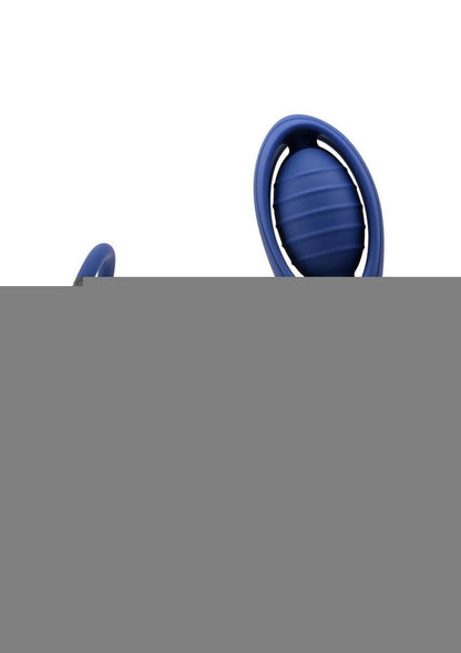 Zero Tolerance Extra Mile Rechargeable Silicone C-Ring Double Motor Vibrator with Remote Control - Blue