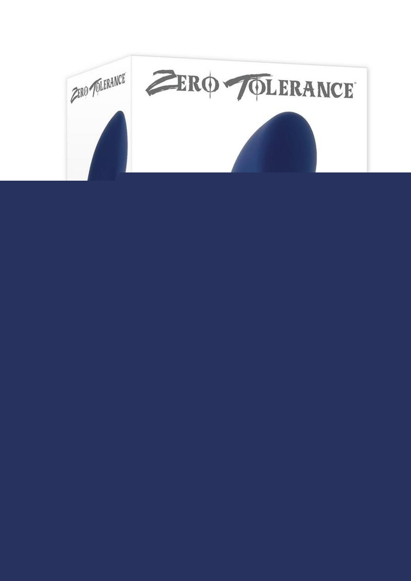 Zero Tolerance Reach Rechargeable Silicone Anal Plug - Blue