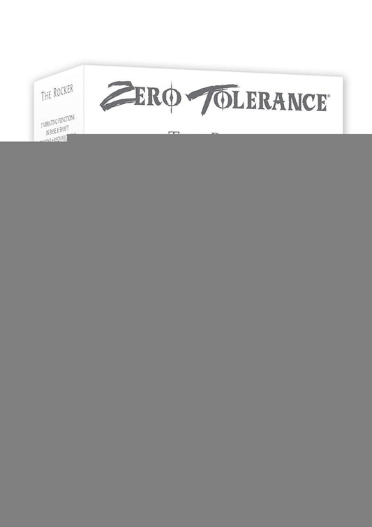 Zero Tolerance The Rocker Rechargeable Silicone Vibrating Prostate Massager with Remote Control - Navy Blue/Purple