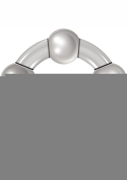 Zero Tolerance Three Amigos Beaded Cock Ring Kit - Smoke - 3 Piece Kit