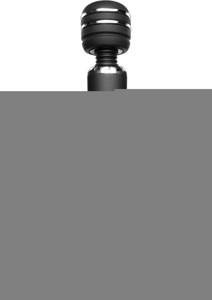 Zeus Electrosex Arcana Electro Vibe Silicone Wand Massager - Black