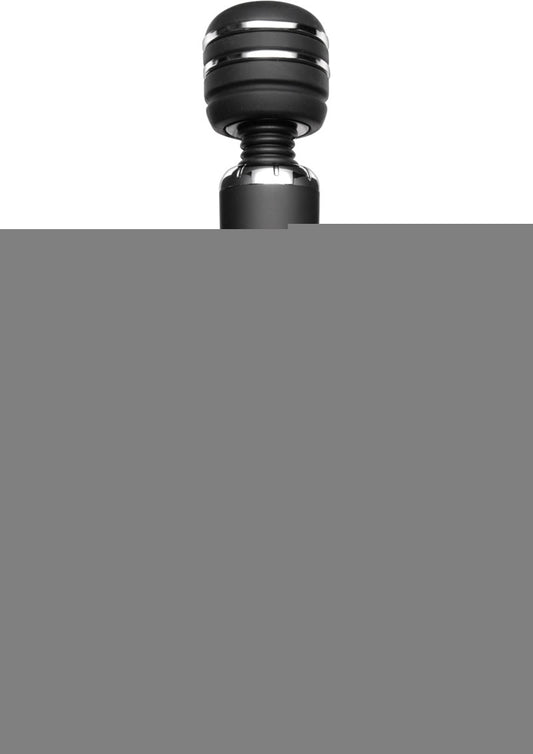 Zeus Electrosex Arcana Electro Vibe Silicone Wand Massager - Black