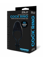 ZOLO Vibrating Adjustable Silicone Rechargeable Lasso Cock Ring